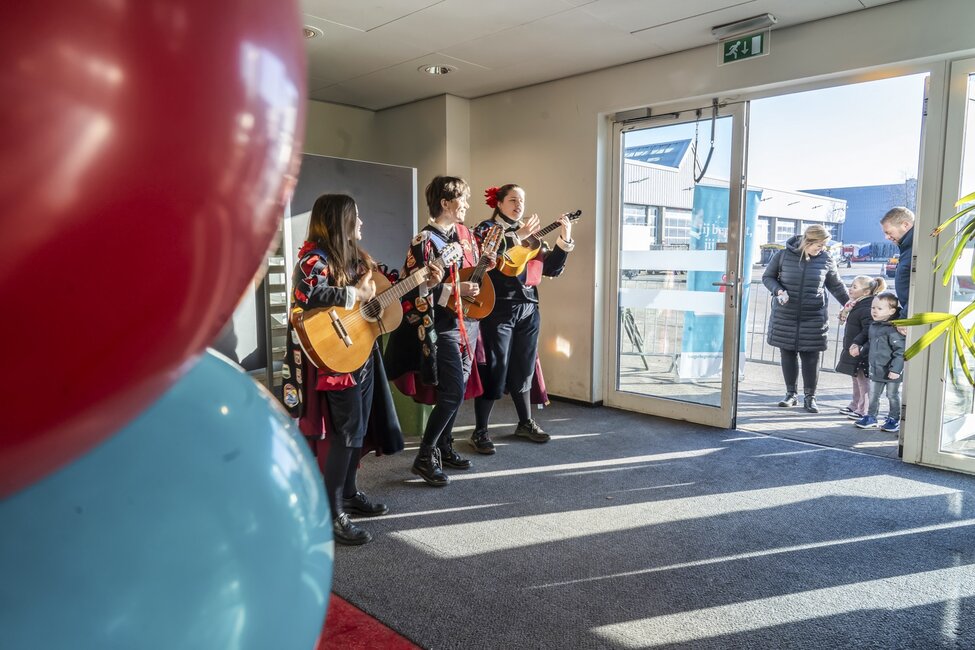 Muzikanten bij slotevent Burgerbegroting